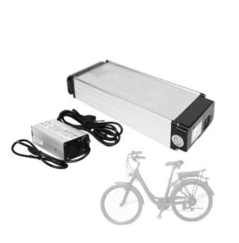 Ασημένια μπαταρία E Bike 48V για την E-Go Wondervelo Hapex City Line