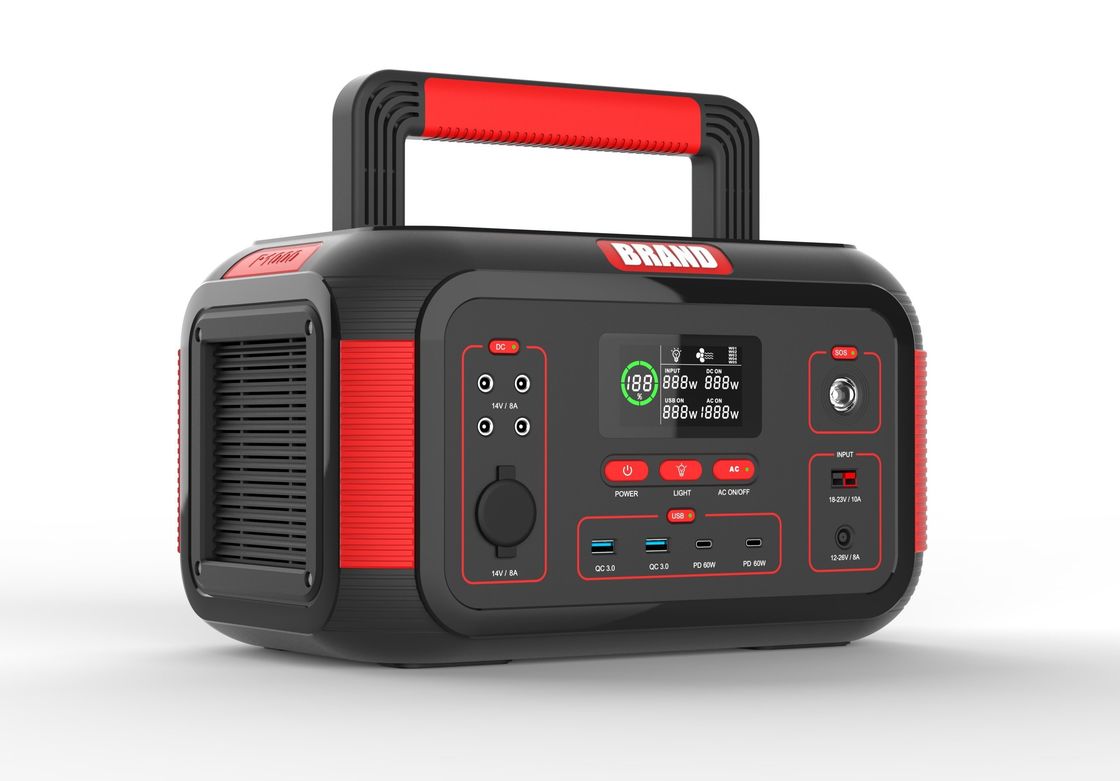 USB 1000W 22.2V 36.4ah επαναφορτιζόμενο ηλιακό φορητό σταθμό ηλεκτρικής ενέργειας για το σπίτι εξωτερική κατασκήνωση