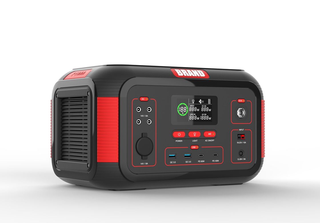 USB 1000W 22.2V 36.4ah επαναφορτιζόμενο ηλιακό φορητό σταθμό ηλεκτρικής ενέργειας για το σπίτι εξωτερική κατασκήνωση