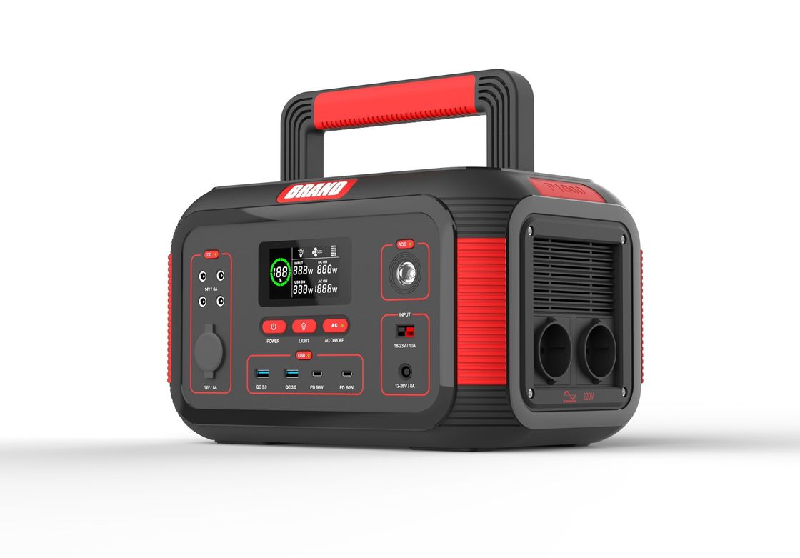 USB 1000W 22.2V 36.4ah επαναφορτιζόμενο ηλιακό φορητό σταθμό ηλεκτρικής ενέργειας για το σπίτι εξωτερική κατασκήνωση
