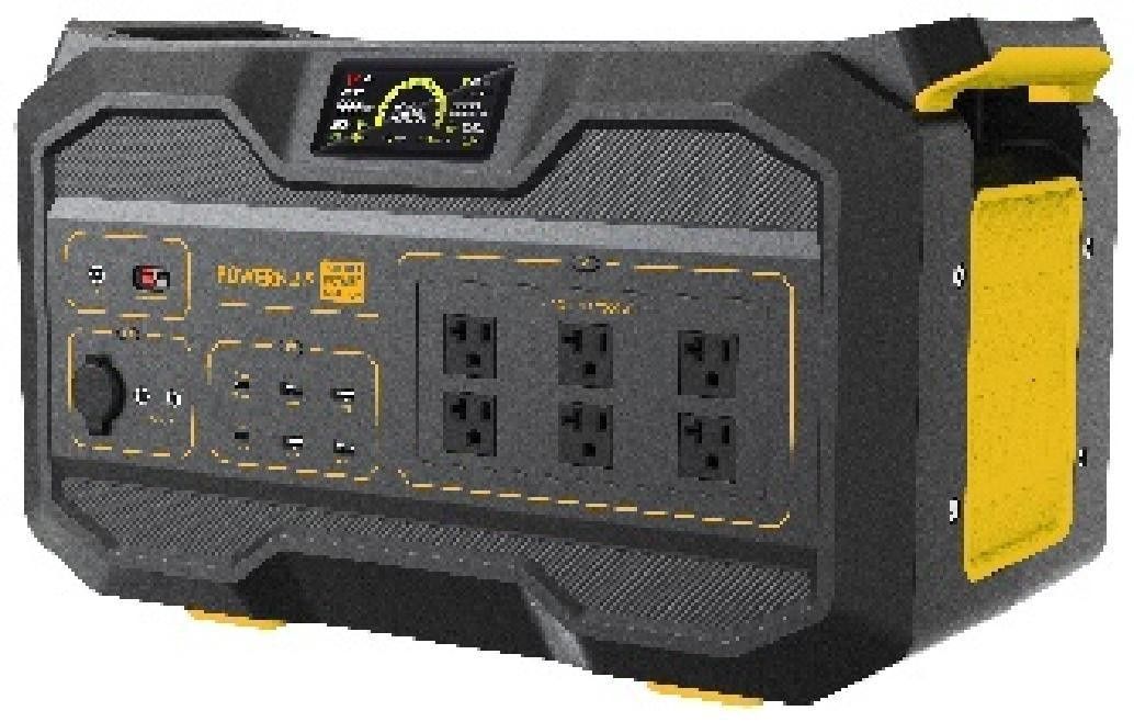 Ηλιακή γεννήτρια 500W φορητό σταθμό ηλεκτρικής ενέργειας με ηλιακό πάνελ χωρητικότητα 515wh τροφοδοσία ενέργειας για έξω κάμπινγκ νυχτερινή αλιεία