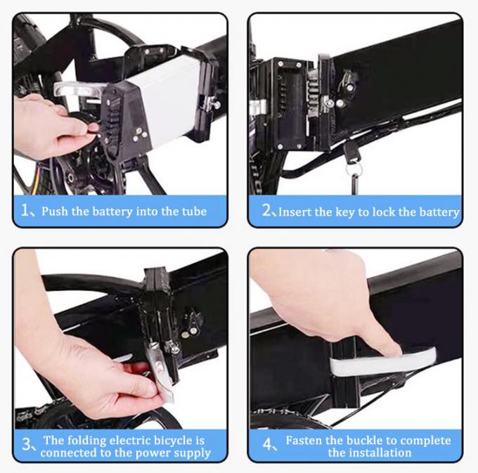 36V 48V10.4ah 12.8ah 14ah Rechargeable Silverfish E-Bike Battery Folding Electric Bike Ebike Λίθιο Batteries