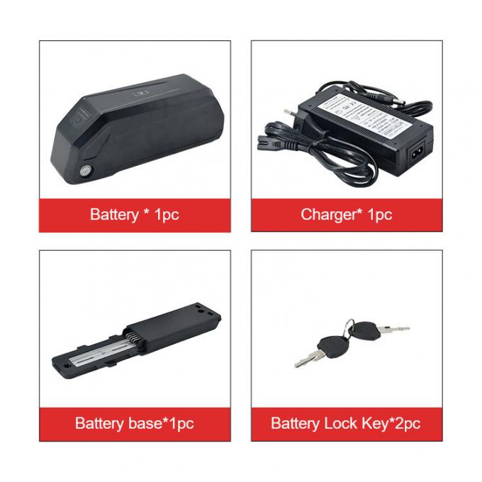 High Capacity 18650 Cell Pack 36V 10ah Upp Brand Side Open Down Tube Akku 18650 Batterie Λίθιο Ebike Battery