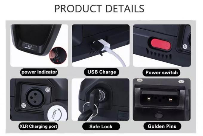 Hailong 36V 48V 52V Electric Bicycle Battery Rechargeable Λίθιο Ion Battery Pack for Scooter Ebike Conversion Kit