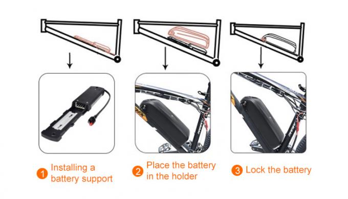 Hailong Rechargeable E Bike Battery 48V 36V 13ah 15.6ah 20ah Λίθιο Ion Electric Bicycle Battery
