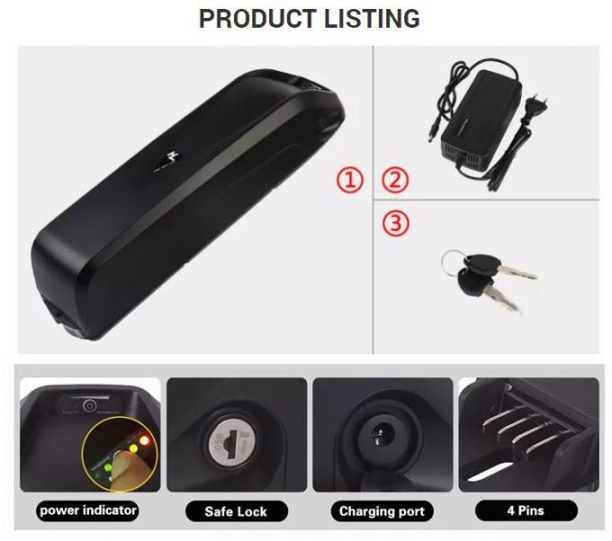 36V 48V 52V Electric Bicycle Battery UL-Certified Λίθιο Ion E-Bike Battery Pack
