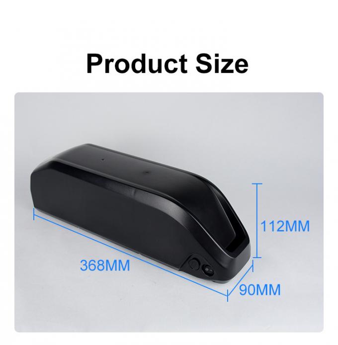 Long Endurance LG 18650 Cells Hailong Κάτω σωλήνας Case 36V 48V 30A E-Bike Battery with Built-in BMS
