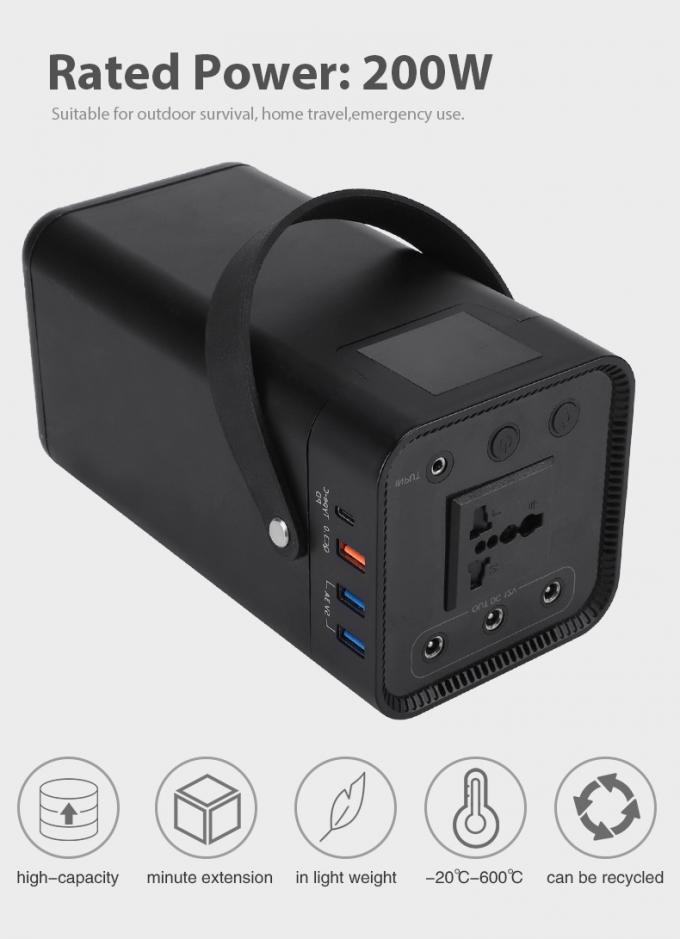 High-Capacity and Small Size Powerful Portable Energy Storage Battery 200W 400W Lithium Cell